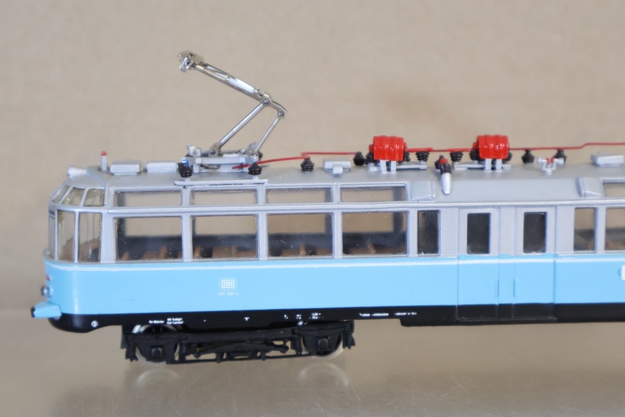 HORAK MODELLBAU DB TRIEBWAGEN BR 491 001-4 GLASERNER ZUG TRAM TROLLY CAR LOCO on