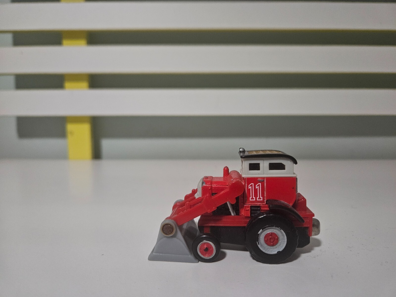 2012 Gullane Mattel Thomas the Train Jack Bulldozer Front Loader Diecast Tractor