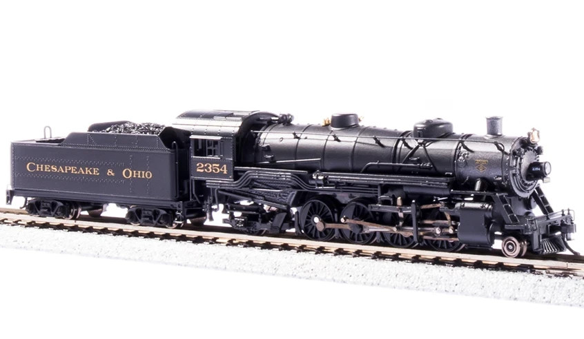 Broadway N-SCALE 3987 USRA 2-8-2 Heavy Mikado – Sound and DCC C&O #2361