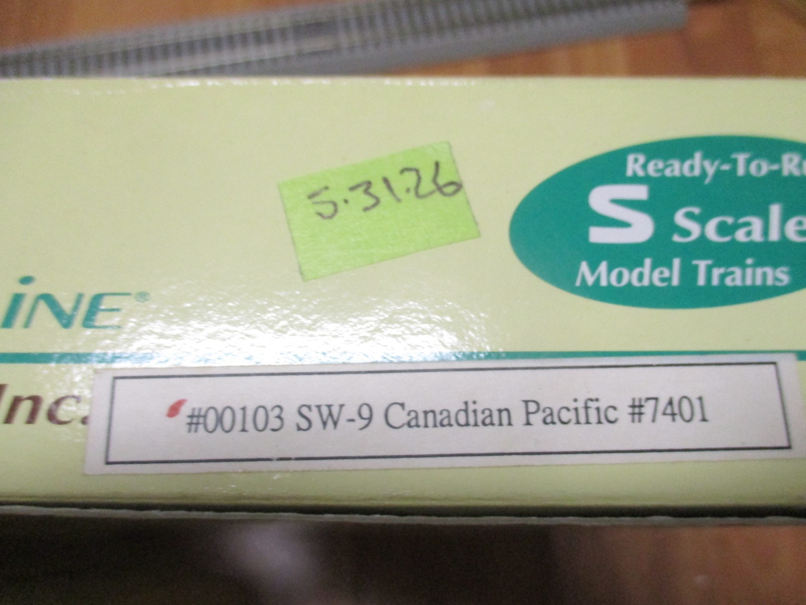S Helper 00103 CP SW-9 Diesel (5/31/26 Garber Coll) Scale DC