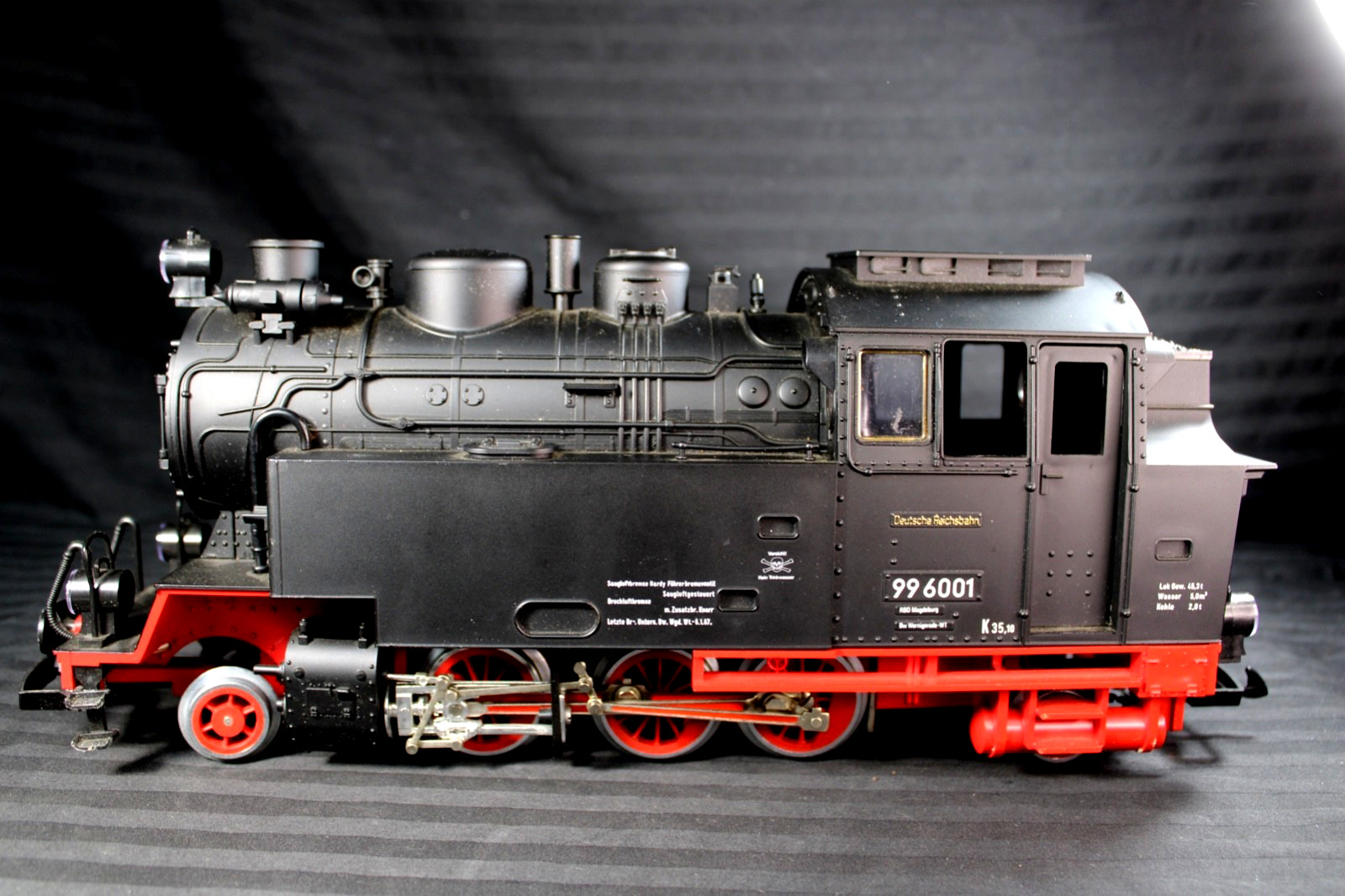 LGB #2080 S G Scale 2-6-2 Tank Engine R/N996001 W/Sound & Box MINT