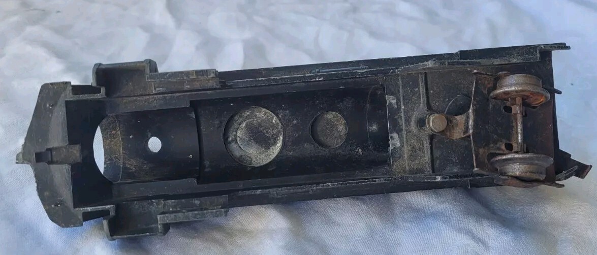 Vintage Marx 1950’s Diecast Steam Locomotive 666 Junkyard Body Lot Of 2