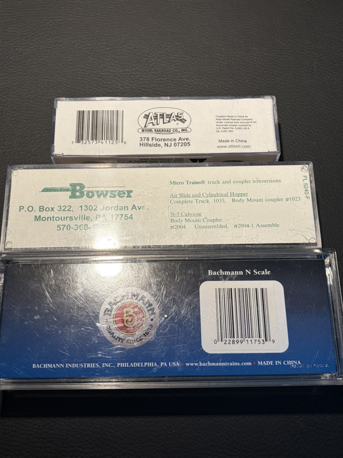 Bachmann N Scale 4-4-0 Pennsylvania Steam Locomotive And 2 Other Cars!