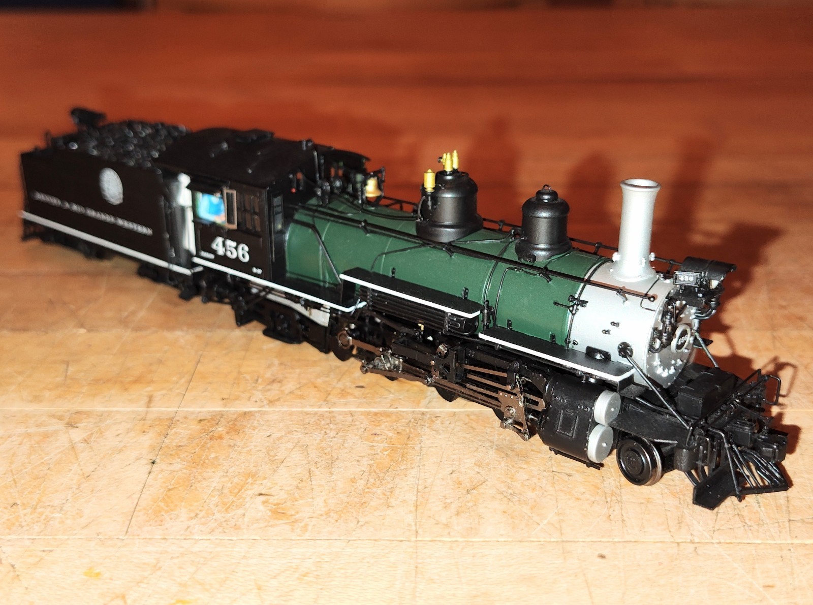 HOn3 Division Point Brass K-27 Collectors Series #456 Royal Gorge Route Herald