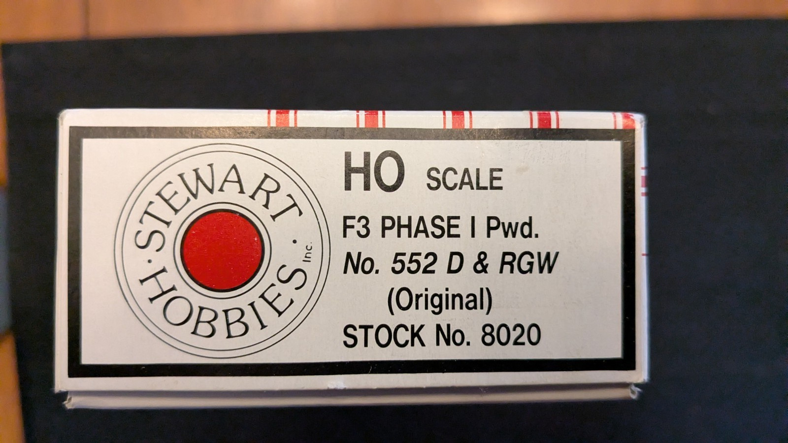 Stewart/Kato HO F3 Ph1 Diesel, D & RGW #552, NIB, Tested OK
