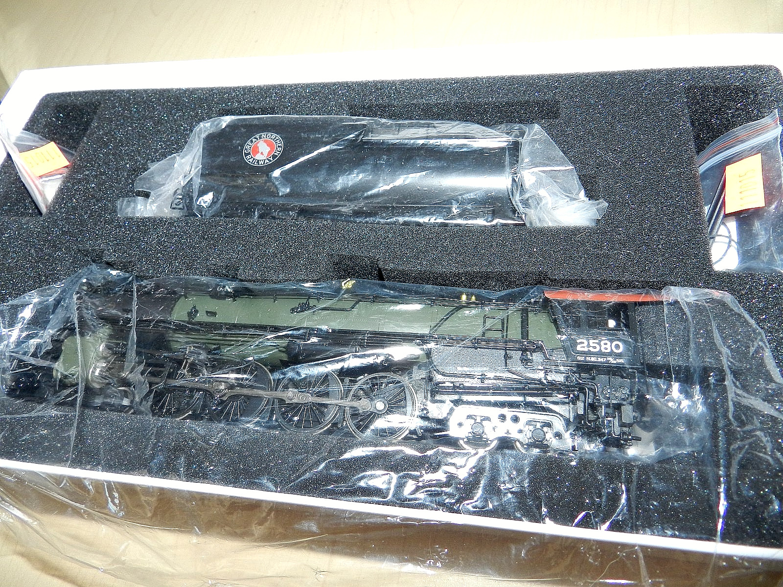 HO BRASS HYBRID MODEL GREAT NORTHERN S2 4-8-4 #2871 NEW GEM SET OPEN CAB #2580