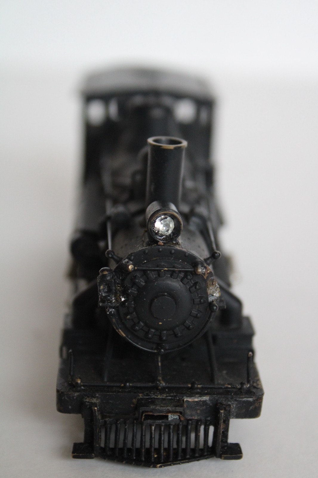 Vintage HO Painted Brass 4-6-0 Locomotive Engine & Tender, Japan