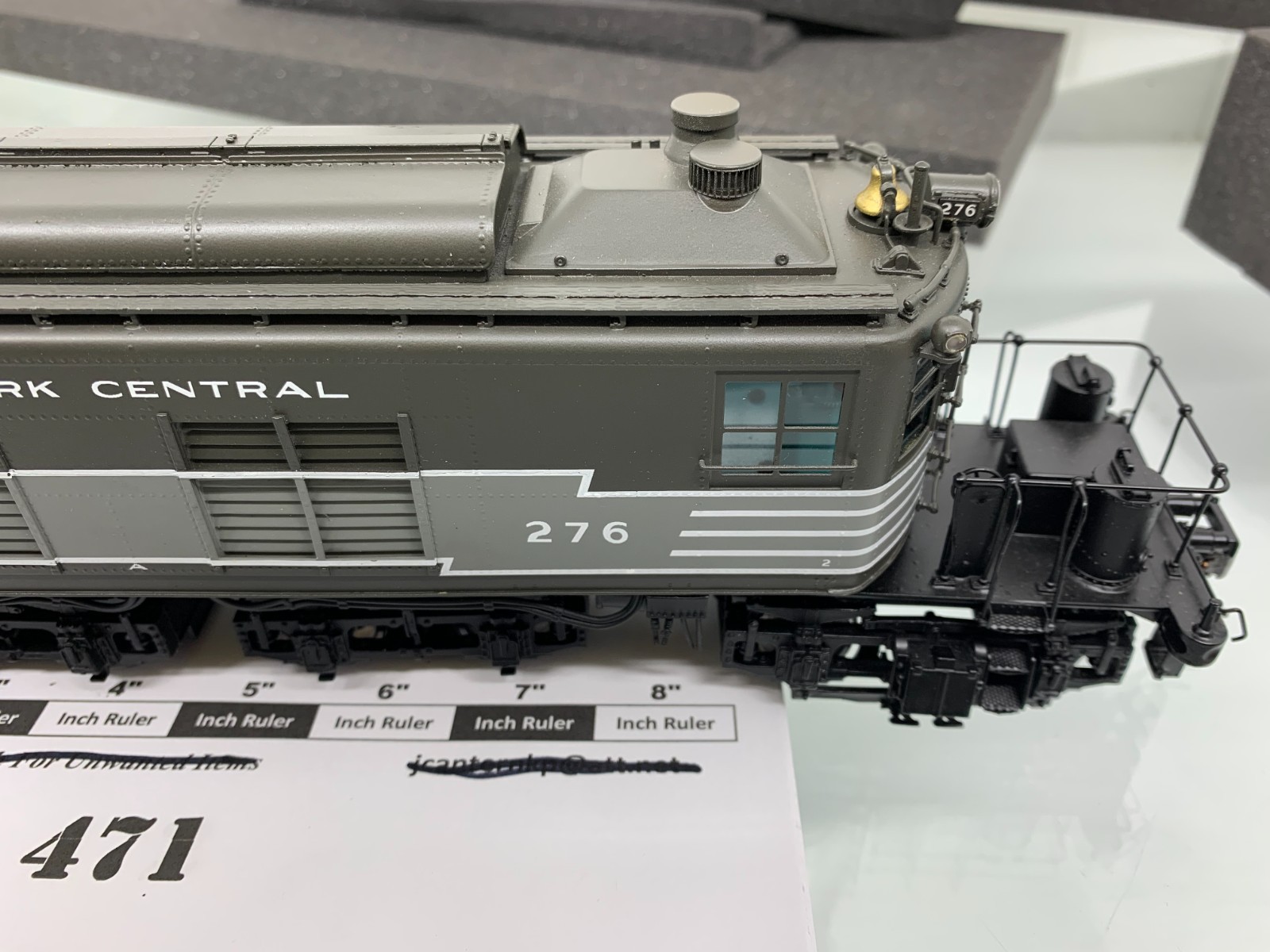 471 Sunset Models NYC T-3a Electric Locomotive #276 Brass O Scale 2 Rail 1:48