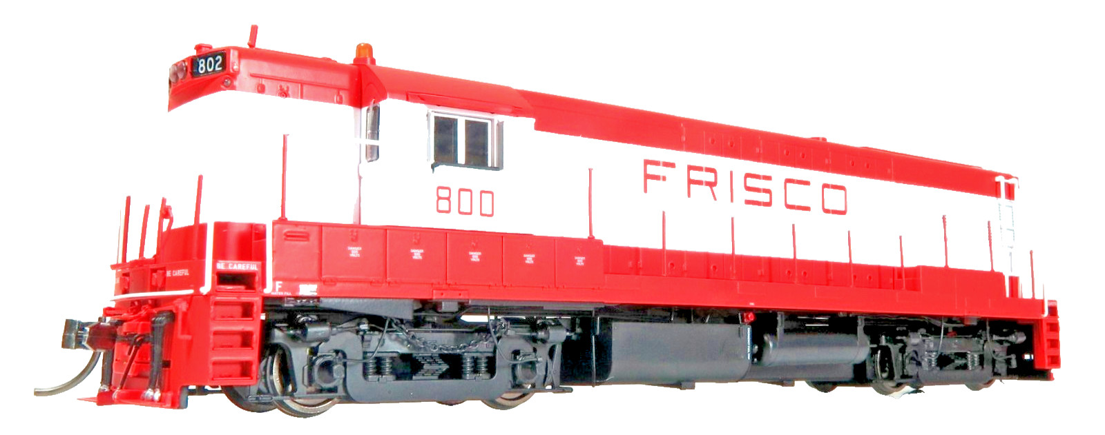 Rapido 35525 HO GE U25B High Hood DCC & ESU LokSound 5 Frisco #800 NEW
