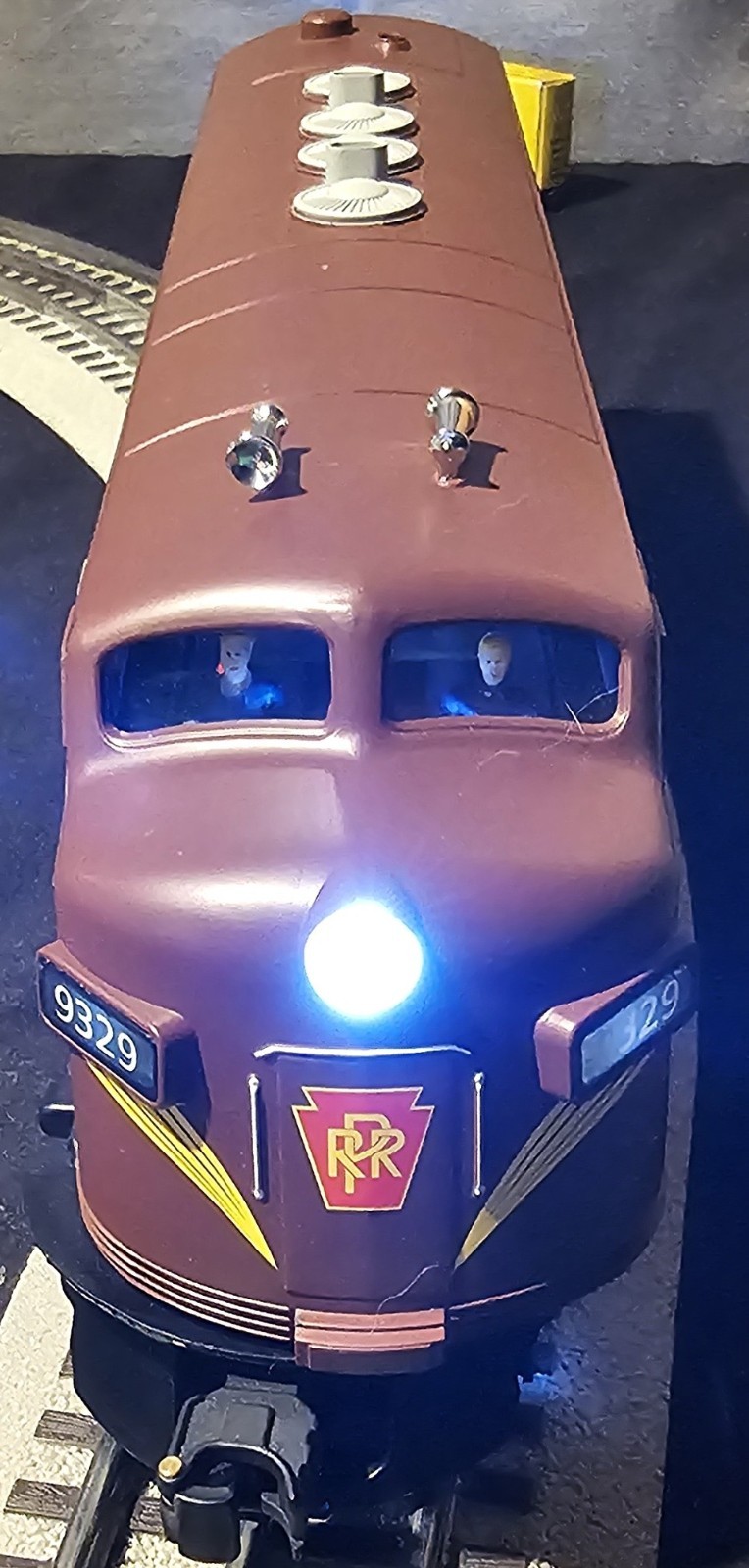 HTF Menards O Gauge Pennsylvania RR F-3 Diesel Dummy Locomotive 275-9329