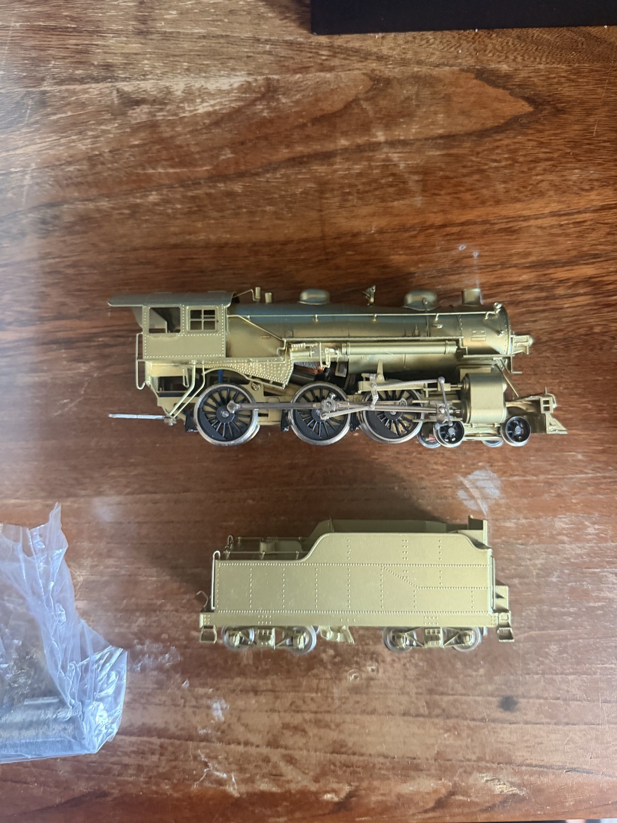 Key Samhongsa HO Brass ATSF 3450 4-6-4 Hudson Steam Loco & Tender