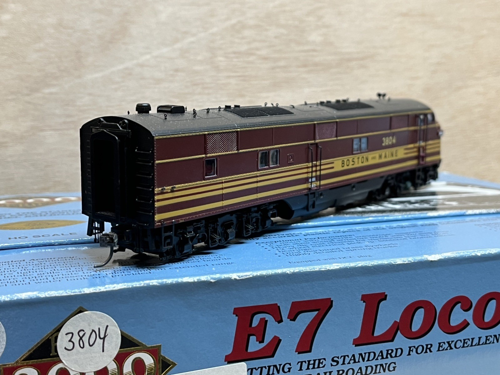 Proto 2000 HO 21056 Boston & Maine E7 #3804 DCC/NO SOUND (A Unit)