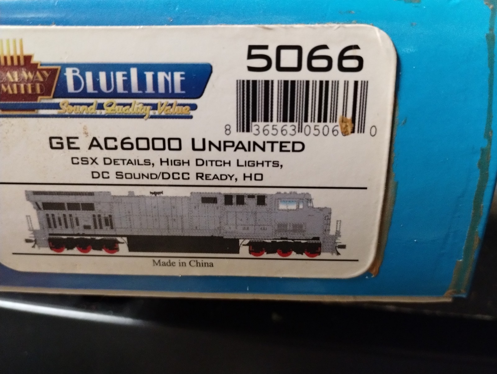 Broadway Limited GE AC6000 CSX #5066 HO DC Diesel Locomotive Sound DCC Ready