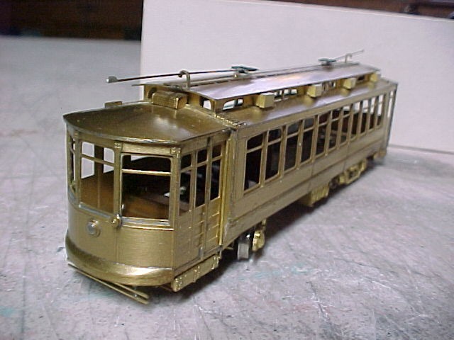 Brass HO Scale Street Car / Trolly – Fairfield Tracktion Models