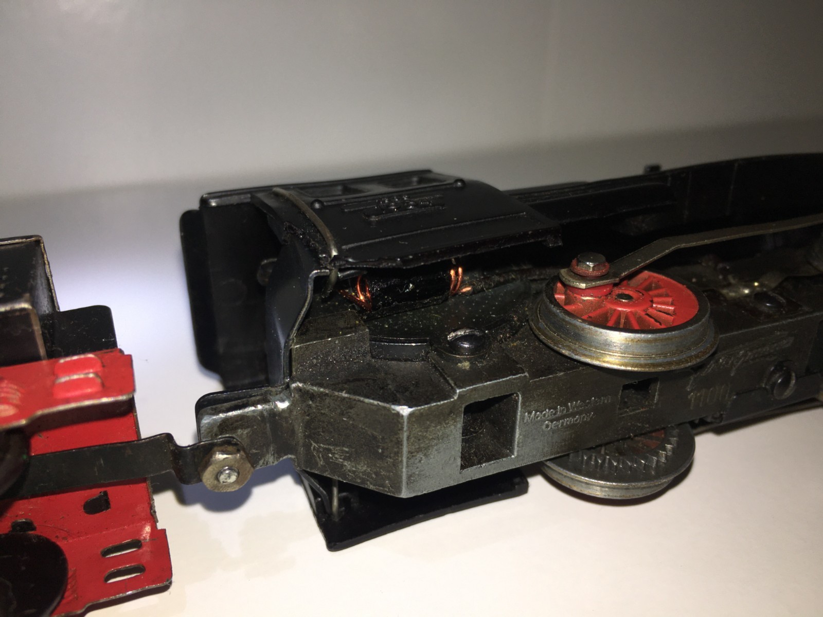 Fleischmann 1305 0-4-0 Steam Locomotive 1954 West Germany HO Scale Not Working