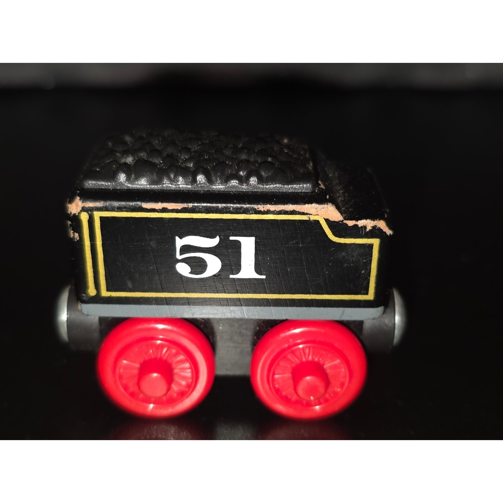 Thomas & Friends Wooden Railway Hiro’s Tender No 51 Black Coal Car Y4381
