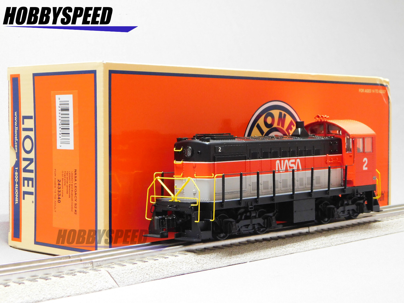 LIONEL BTO NASA LEGACY ALCO S2 #2 DIESEL ENGINE O GAUGE space train 2433340 NEW