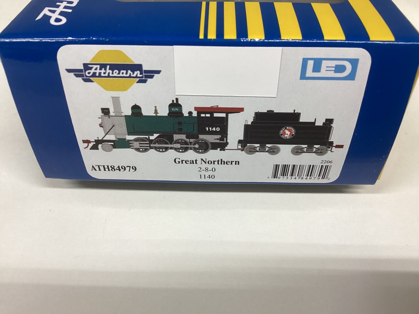 Athearn #84979 HO scale “GN” 2-8-0 steam engine DCC & SOUND READY Rd.#1140