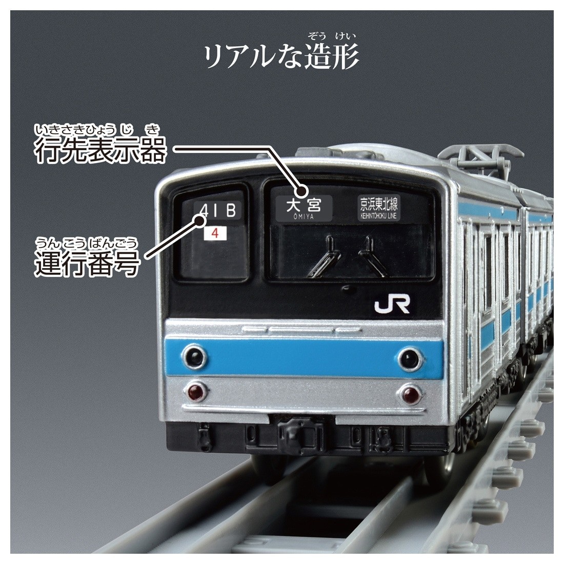 Takara Tomy Plarail Real Class 205 Series Commuter Train Keihin-Tohoku Line