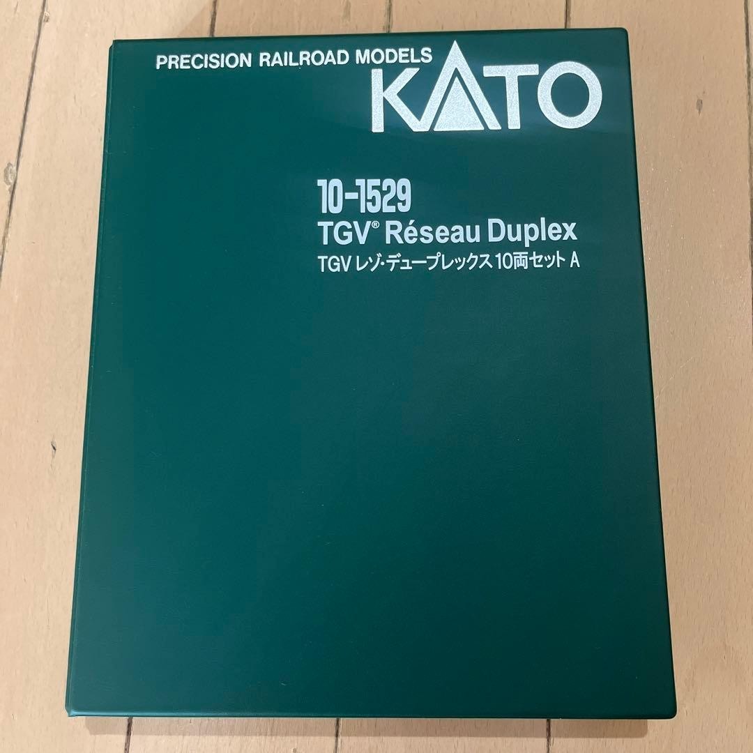 Kato 10-1529 Tgv Reseau Duplex 10-Car Set N Scale Model Train Set Electric