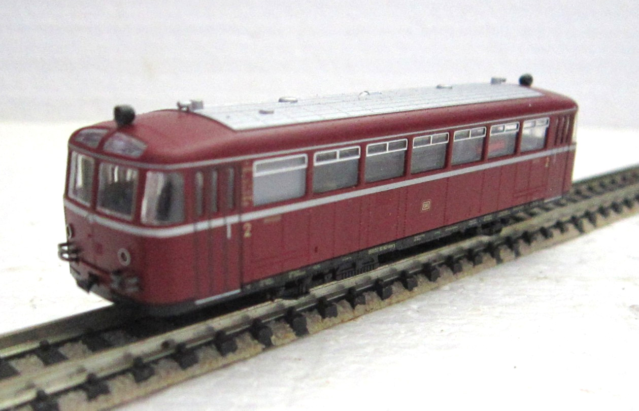 FLEISCHMANN 7400 7401K N DB VT95 DIESEL RAIL BUS & PASSENGER CAR SET OVP TESTED