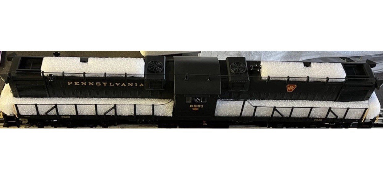 MTH PREMIER PENNSYLVANIA 2500 HP TRANSFER NON-POWERED DIESEL ENGINE 20-20193-3!