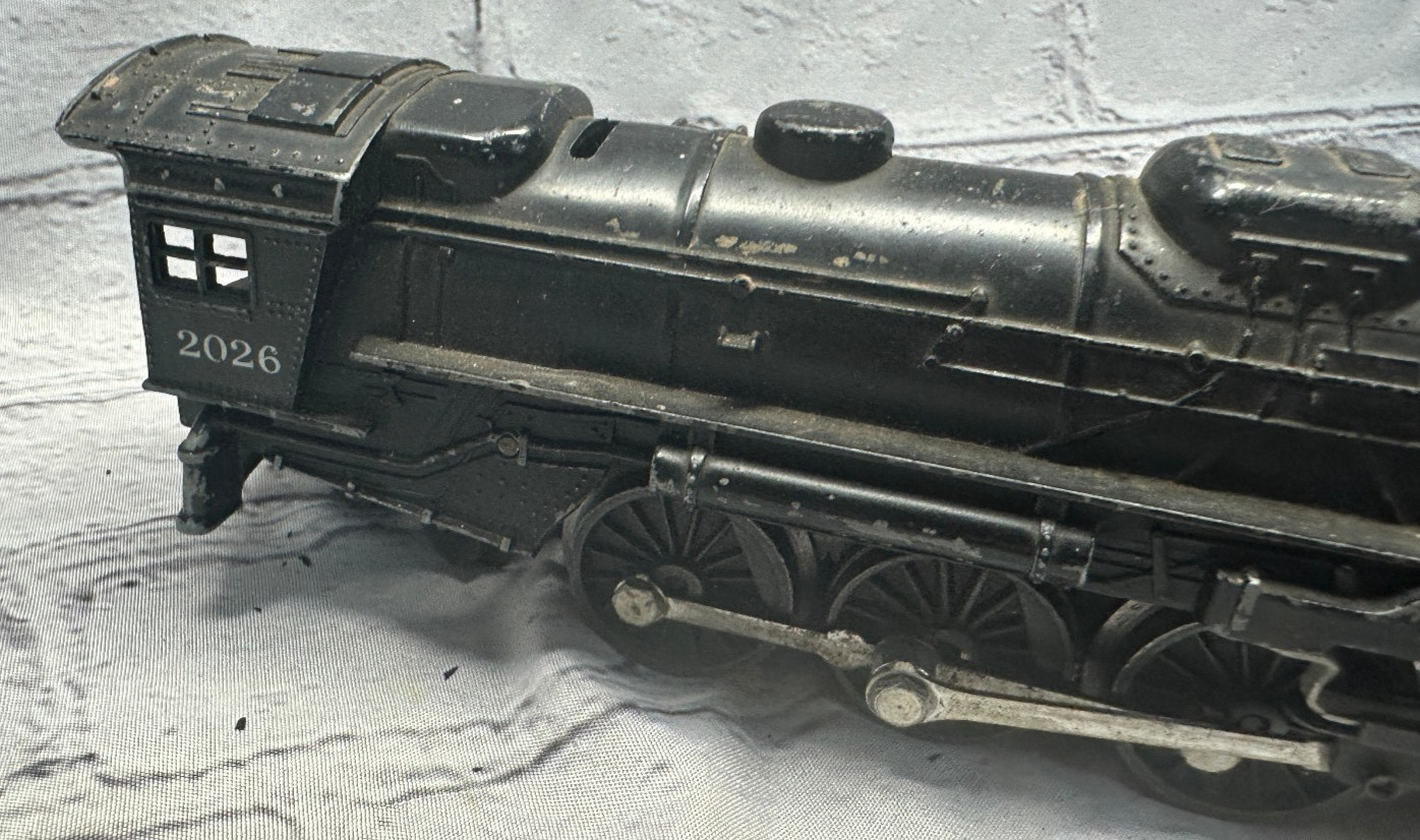 intage Lionel Lines 2026 Steam Locomotive Engine 2-6-2 O Gauge Postwar Train die
