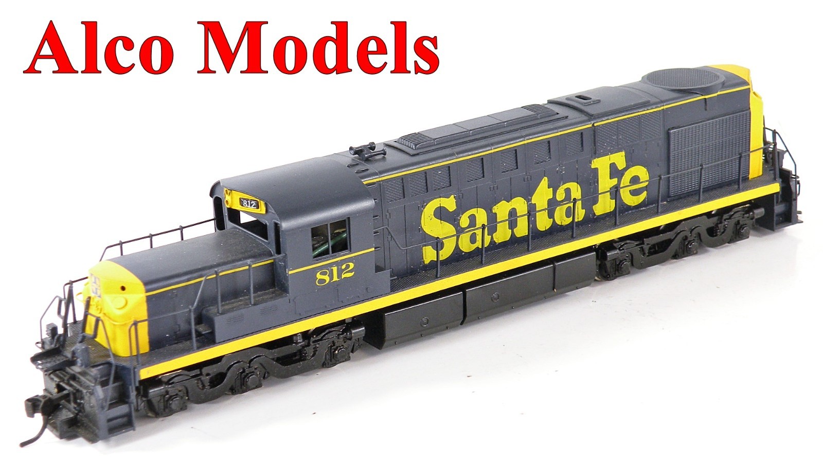 ALCO Models Brass HO Santa Fe DL-600B RSD-15 Cab #812 Diesel Painted