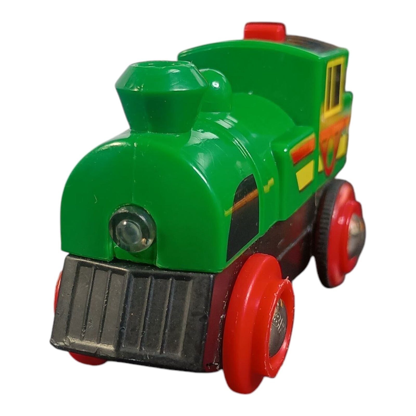 BRIO Electric Locomotive Train Toy – Green, Black, Red & Yellow N8165