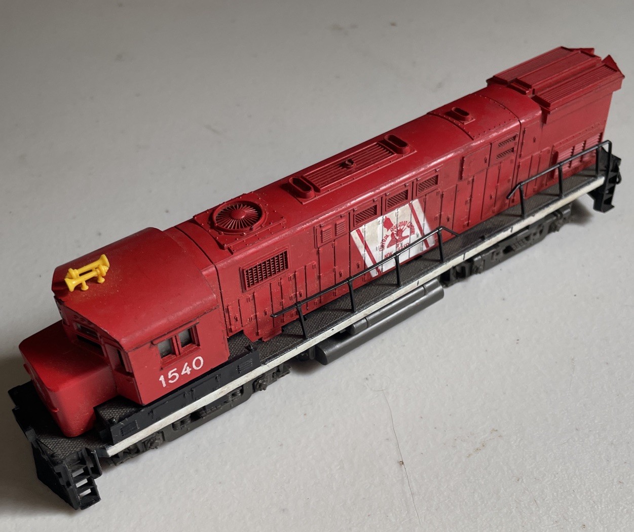 AHM HO CENTRAL RAILROAD COMPANY OF NEW JERSEY #1540- ALCO CENTURY 424