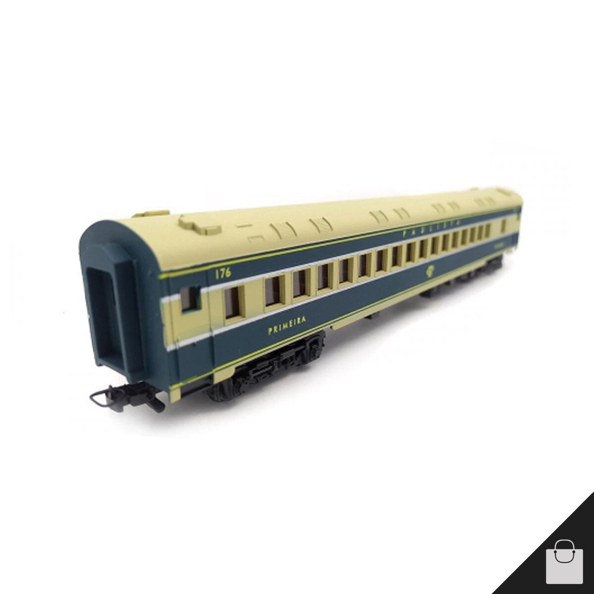 Frateschi 5 Pullman Passenger Cars 2440 Set CPEF Coaches Train Wagons Kit 1:87