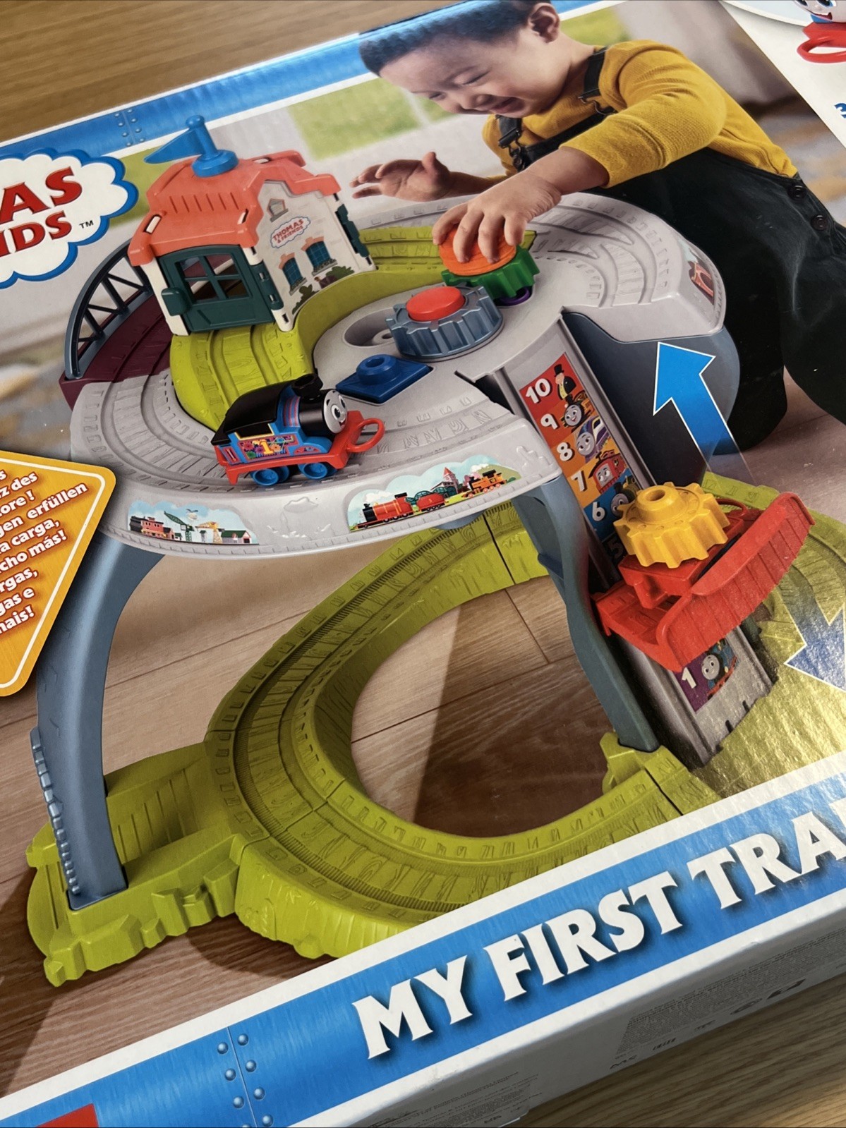 Thomas & Friends My First Train Table Playset Interactive Toy w Accessories