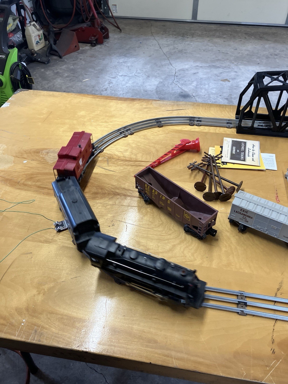 refurbished Lionel 1655 Locomotive Train Set See Description