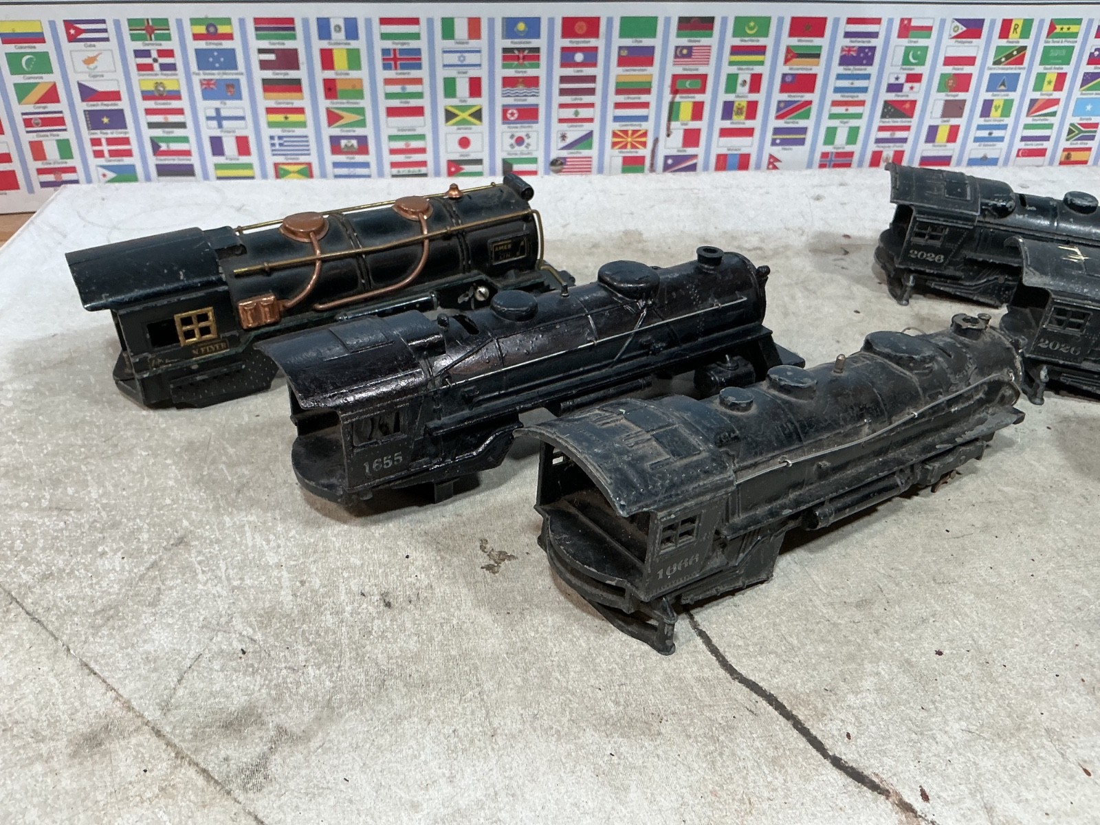 Lionel O Gauge Postwar – Steam Engine Shell PARTS lot