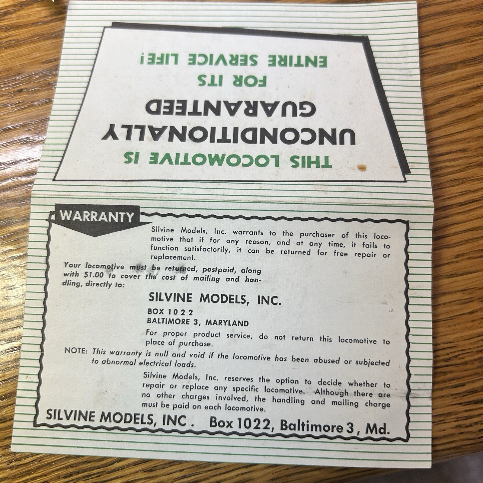 Silvine Line Diecast 0-4-0T Teakettle B&O #25 from the 1950’s