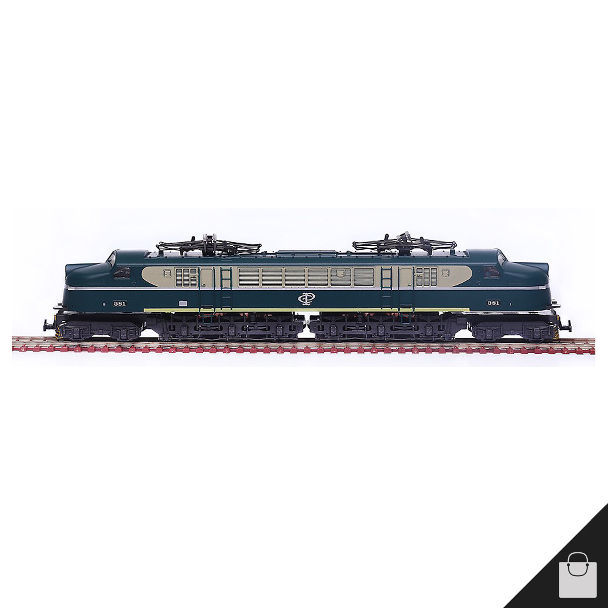 Frateschi Electric Locomotive GE 2-C+C-2 V8 CPEF Phase II 3050 HO Train 1:87