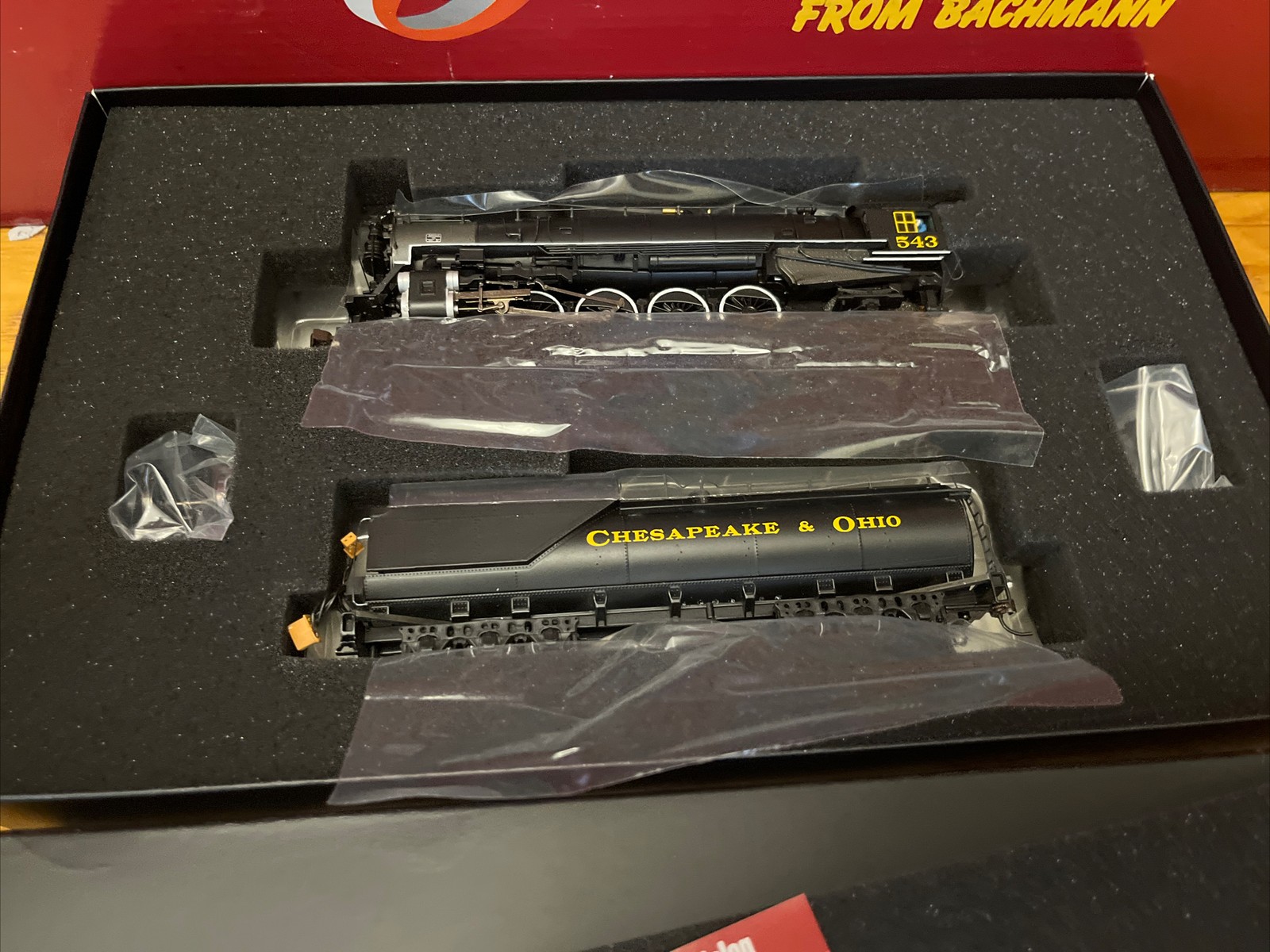HO Bachmann Spectrum 82503 Chesapeake & Ohio Heavy Mountain 4-8-2 Locomotive