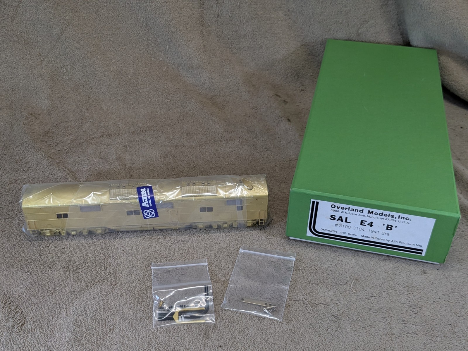 Overland Models Brass OMI-6204 SAL Seaboard Air Line E4 E4B 1941 Era #3100-3104