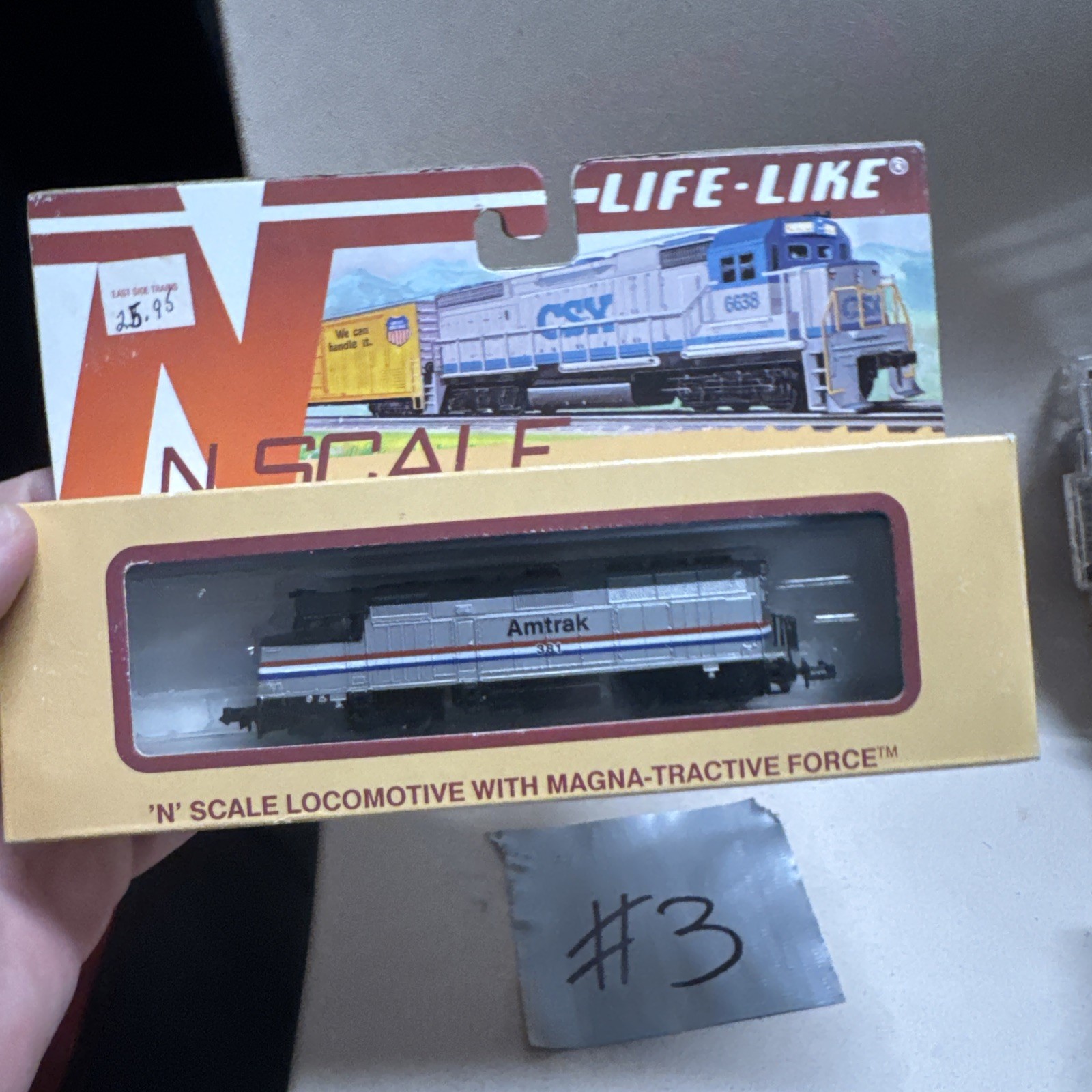 N Scale Amtrak N F40 Locomotive Life Like Trains 7641 Loco AMT All Wheel Drive