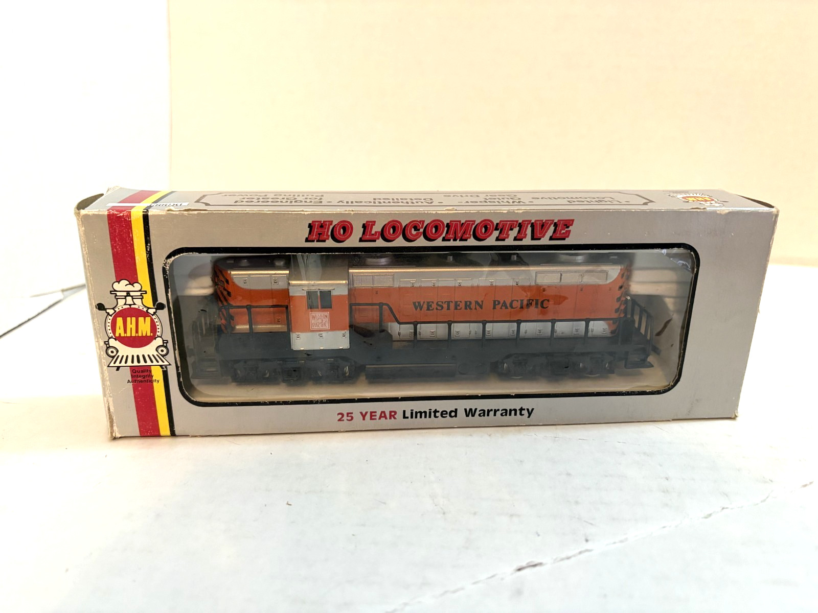 A.H.M. HO Locomotive Western Pacific – Box Has Some Wear DG883