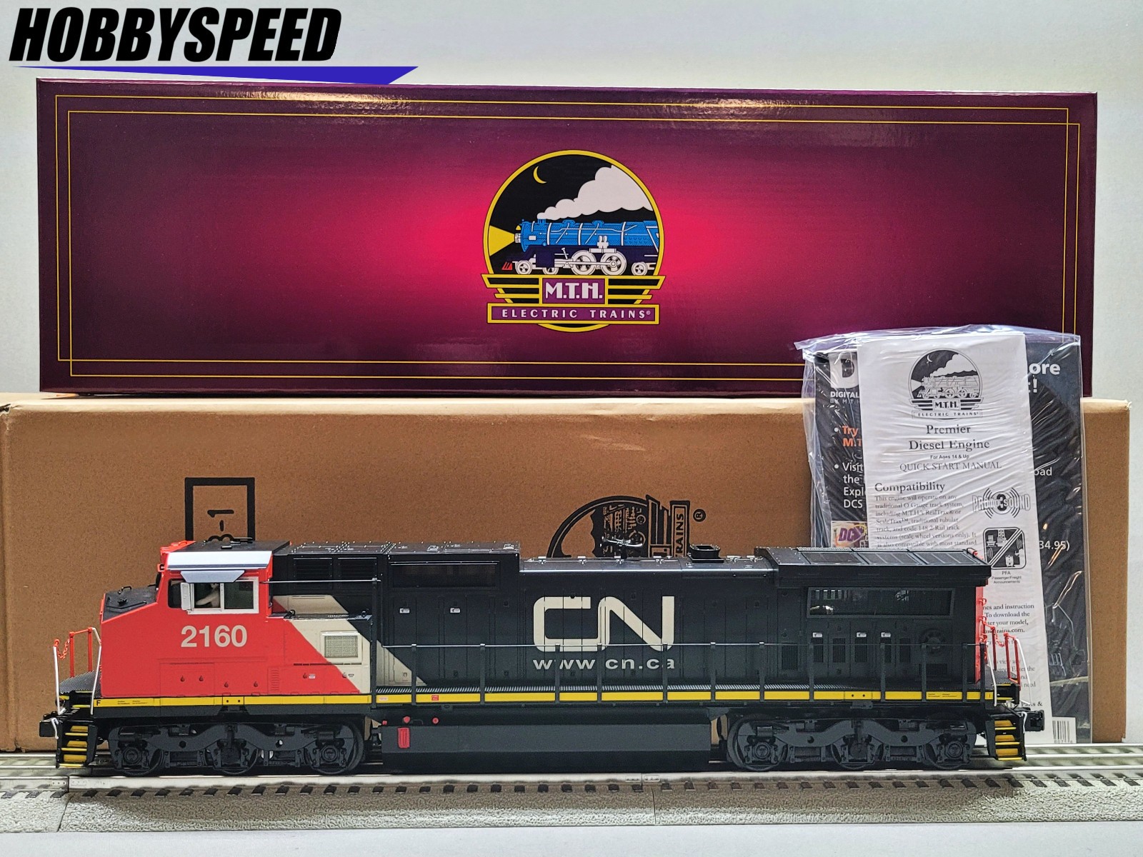 MTH PREMIER CANADIAN NATIONAL DASH-8 DIESEL ENGINE PS 3 O GAUGE 20-21973-1 NEW