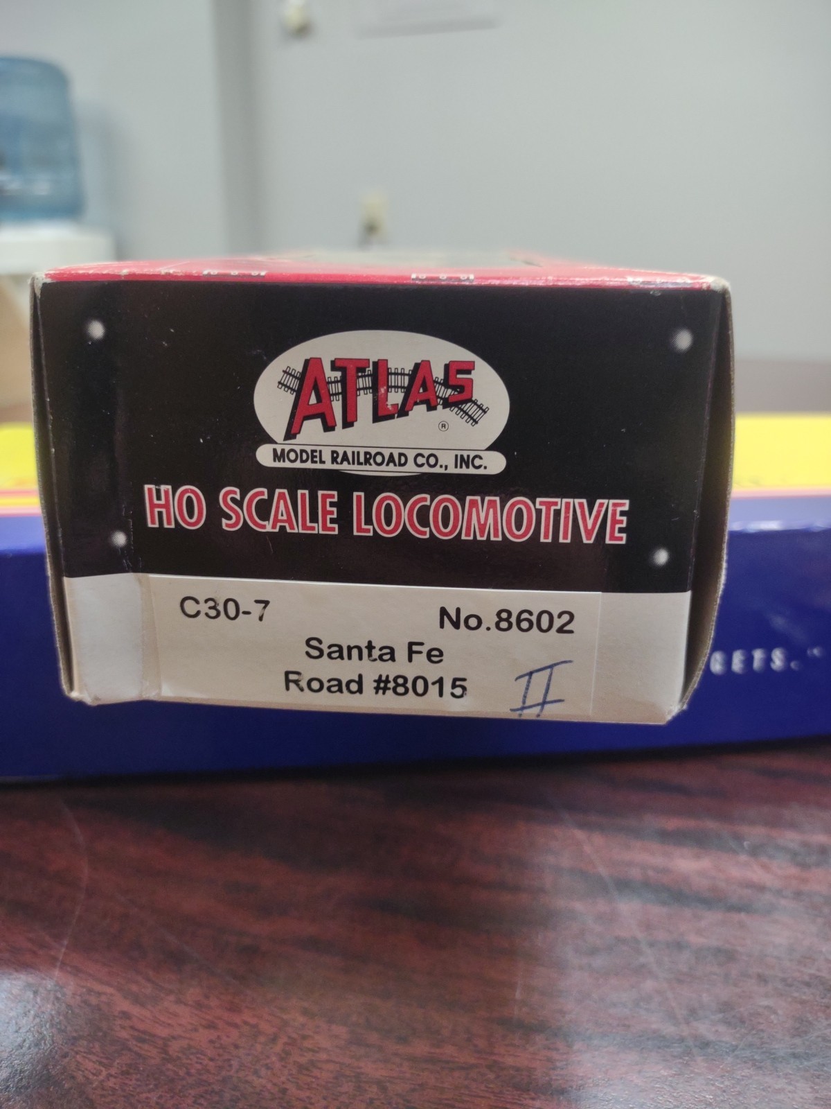 Atlas C30-7 Ho Scale Santa Fe Locomotive 8015 Nib 90s Locomotive Read Sub