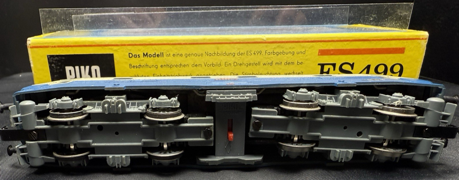 PIKO SCHNELIZUGLOKOMOTIVE ES 499 HO ELECTRIC LOCOMOTIVE 5/6220-002 BLUE TESTED!