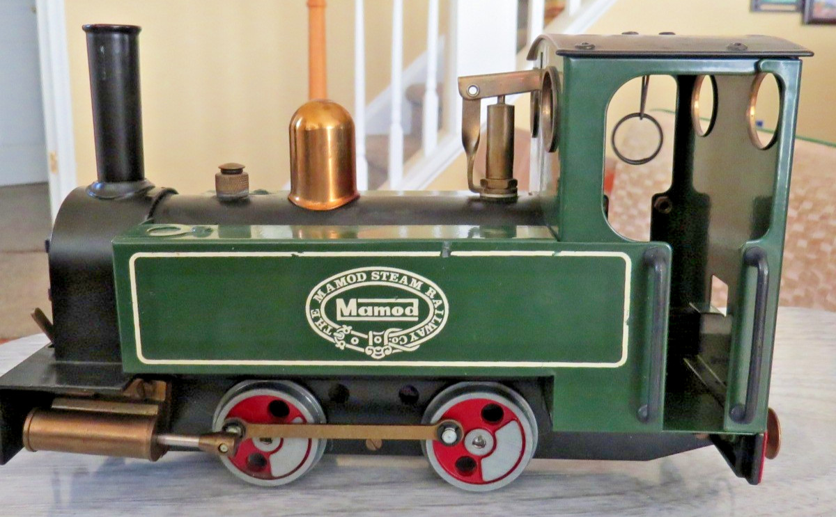 Mamod Steam Railway SL1 Narrow Gauge Train Set Green Loco 4 Wagons Track England