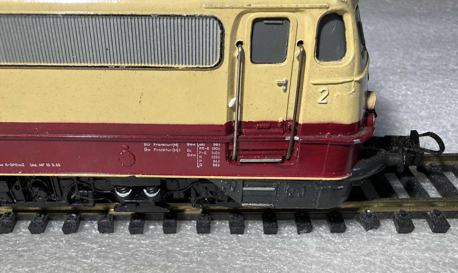 Vintage German Trix Express HO Electric Locomotive 52-2448-00 w/Box Manual Video