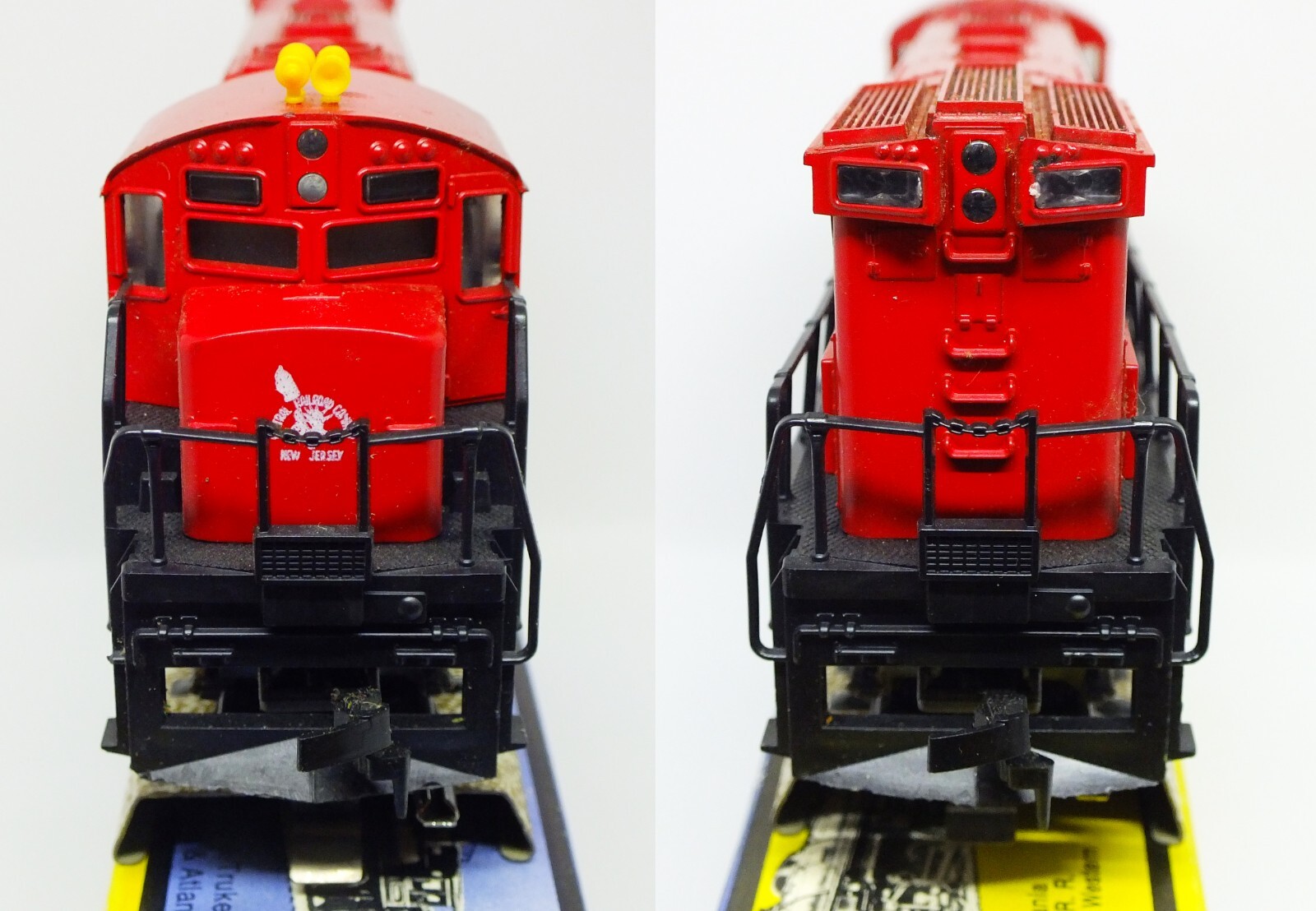 Vintage AHM HO Alco Century 424, Model Power HO 40′ Gondola 8501. OVP.