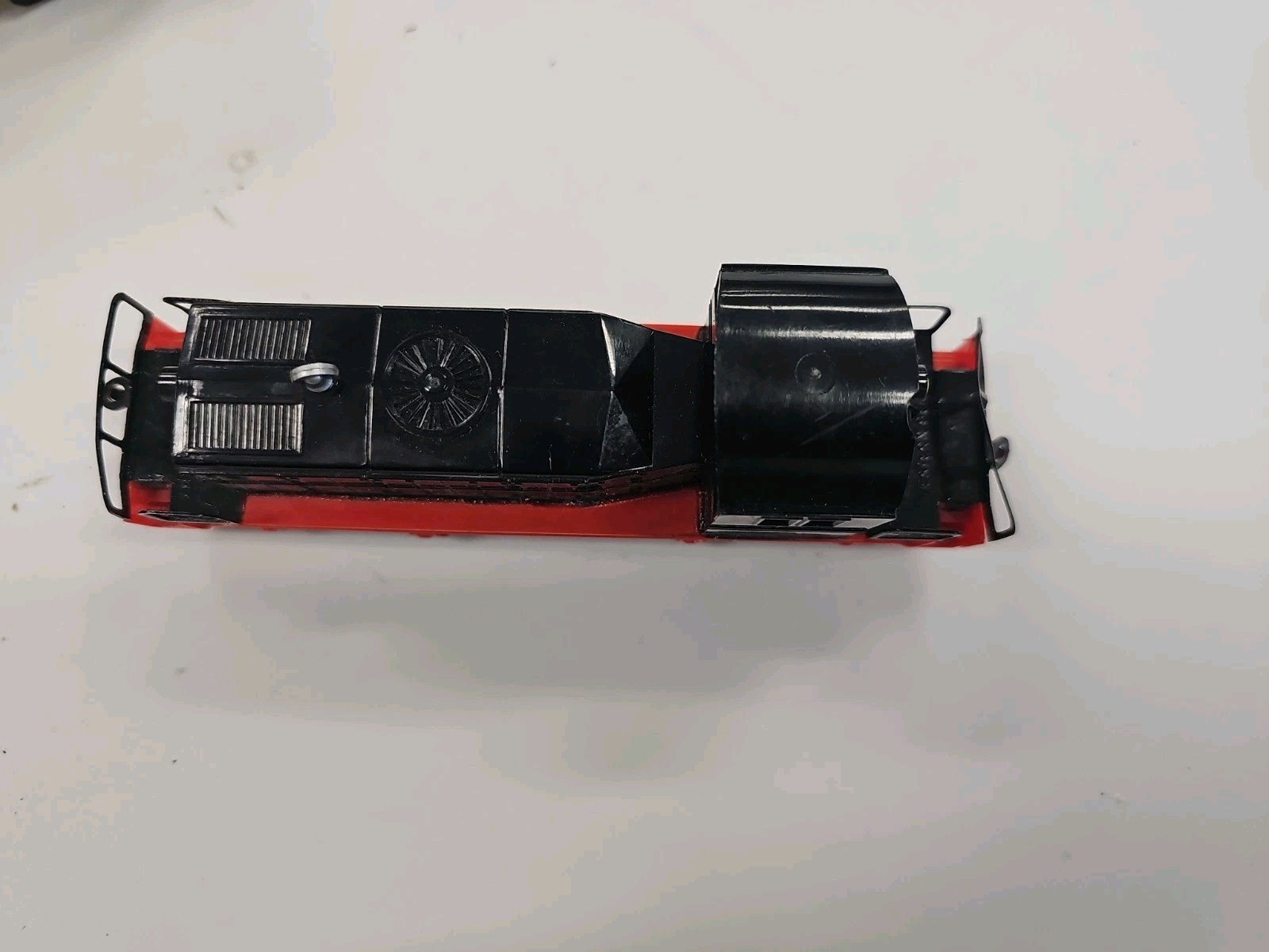 Ho Made in Western Germany Black and Red Diesel Locomotive – See Description