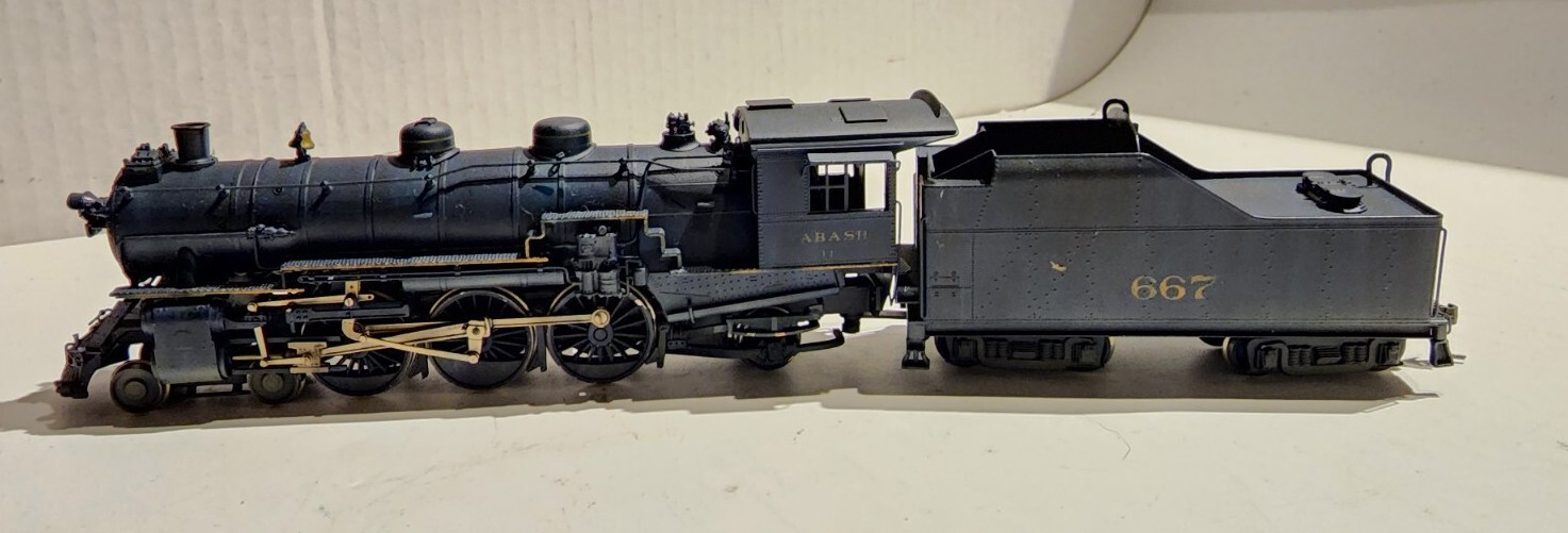 Westside Model Company HO J-1 Pacific 4-6-2 Locomotive Wabas #667
