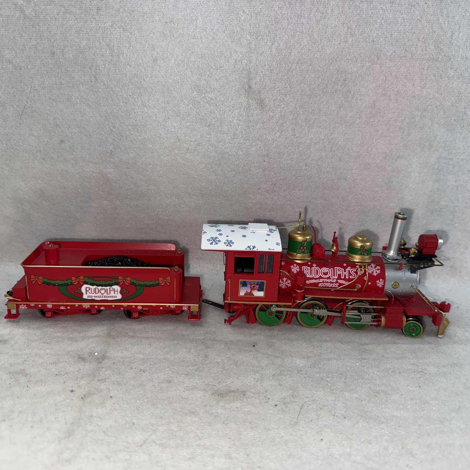 Bachmann Hawthorne On30 Scale Rudolph The Red Nose Reindeer Locomotive Engine