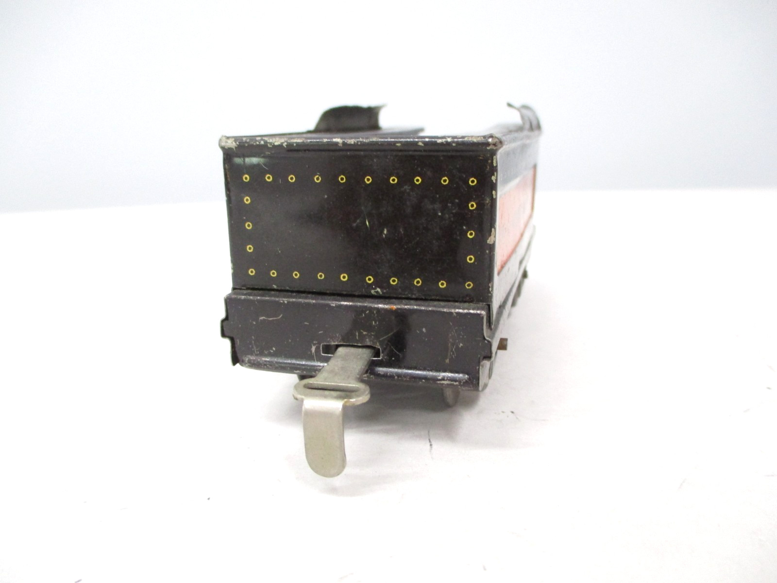 Lionel 1016 Winner Lines Tender Black Orange Litho 4W Prewar O gauge X7937